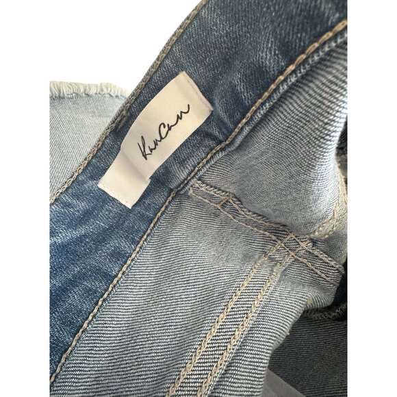 KANCAN Girls Light Wash Shorts Size Medium (8/10) - Picture 8 of 8